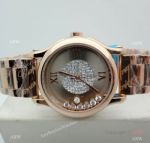 High Quality Chopard Happy Sport Quartz Watch Rose Gold Gray Dial